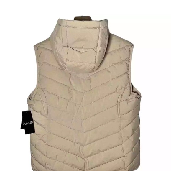 Ralph Lauren Sleeveless Puffer Hood New Size Large - Picture 6 of 12